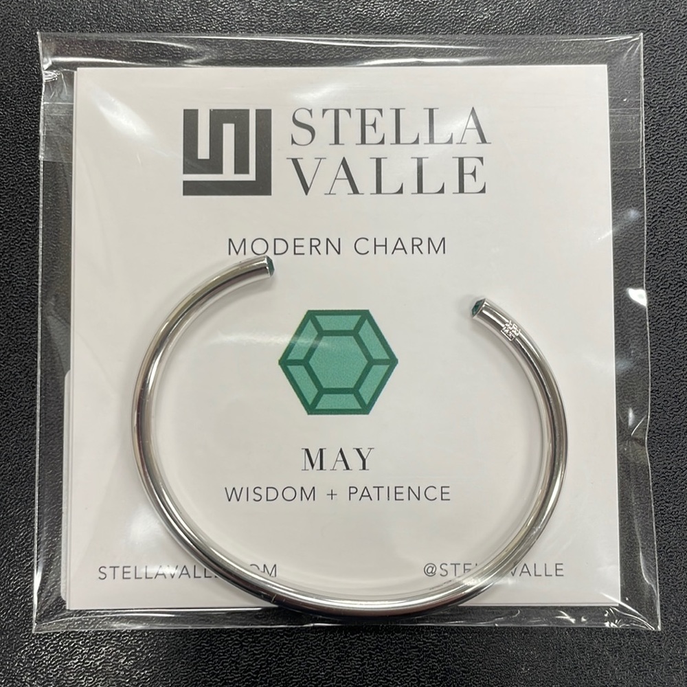 Stella Valle Silver May Birthstone Bracelet